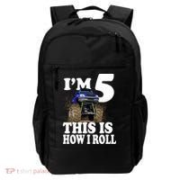 I'm 5 This Is How I Roll Monster Truck Backpack thumb 0