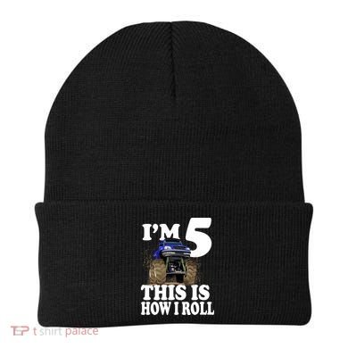 I'm 5 This Is How I Roll Monster Truck Beanie