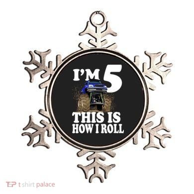 I'm 5 This Is How I Roll Monster Truck Ornament