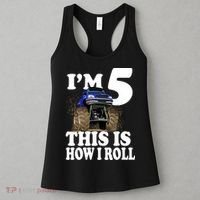 I'm 5 This Is How I Roll Monster Truck Women's Tank Top thumb 3