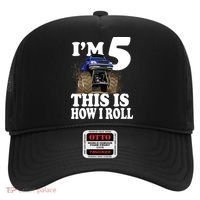 I'm 5 This Is How I Roll Monster Truck Hat thumb 0