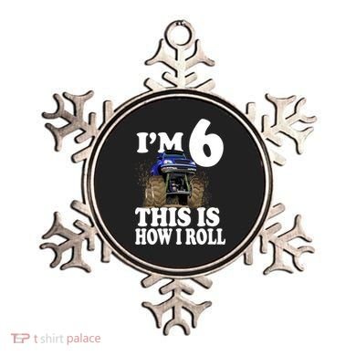 I'm 6 This Is How I Roll Monster Truck Ornament