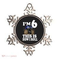 I'm 6 This Is How I Roll Monster Truck Ornament thumb 0
