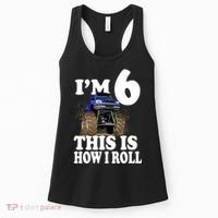 I'm 6 This Is How I Roll Monster Truck Women's Tank Top thumb 0