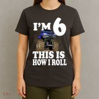 I'm 6 This Is How I Roll Monster Truck T-Shirt thumb 4