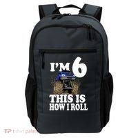 I'm 6 This Is How I Roll Monster Truck Backpack thumb 0