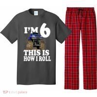 I'm 6 This Is How I Roll Monster Truck Pajama Set thumb 0