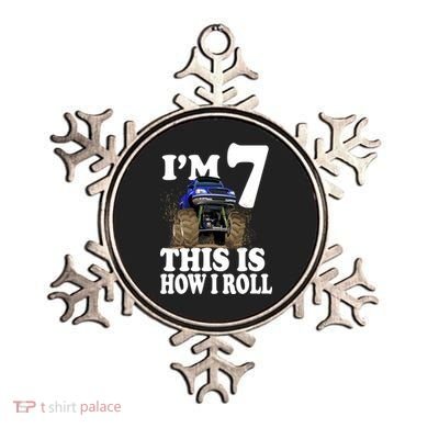 I'm 7 This Is How I Roll Monster Truck Ornament