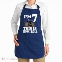 I'm 7 This Is How I Roll Monster Truck Apron thumb 2