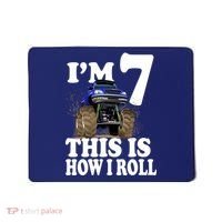 I'm 7 This Is How I Roll Monster Truck Mousepad thumb 0