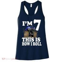 I'm 7 This Is How I Roll Monster Truck Women's Tank Top thumb 0