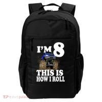 I'm 8 This Is How I Roll Monster Truck Backpack thumb 0