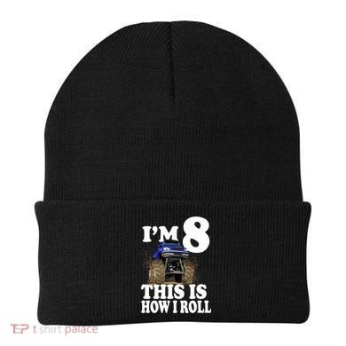 I'm 8 This Is How I Roll Monster Truck Beanie