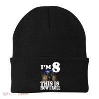 I'm 8 This Is How I Roll Monster Truck Beanie thumb 0