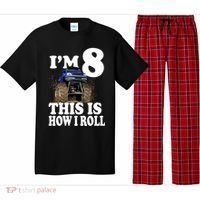 I'm 8 This Is How I Roll Monster Truck Pajama Set thumb 0