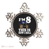 I'm 8 This Is How I Roll Monster Truck Ornament thumb 0