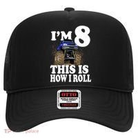 I'm 8 This Is How I Roll Monster Truck Hat thumb 0