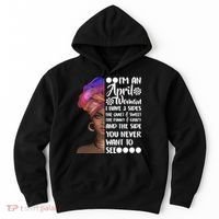 I'm A April Woman Cute Birthday Hoodie thumb 0