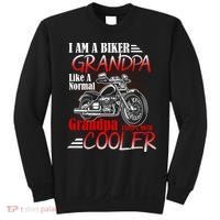 I'm A Biker Grandpa Except Much Cooler Sweatshirt thumb 0