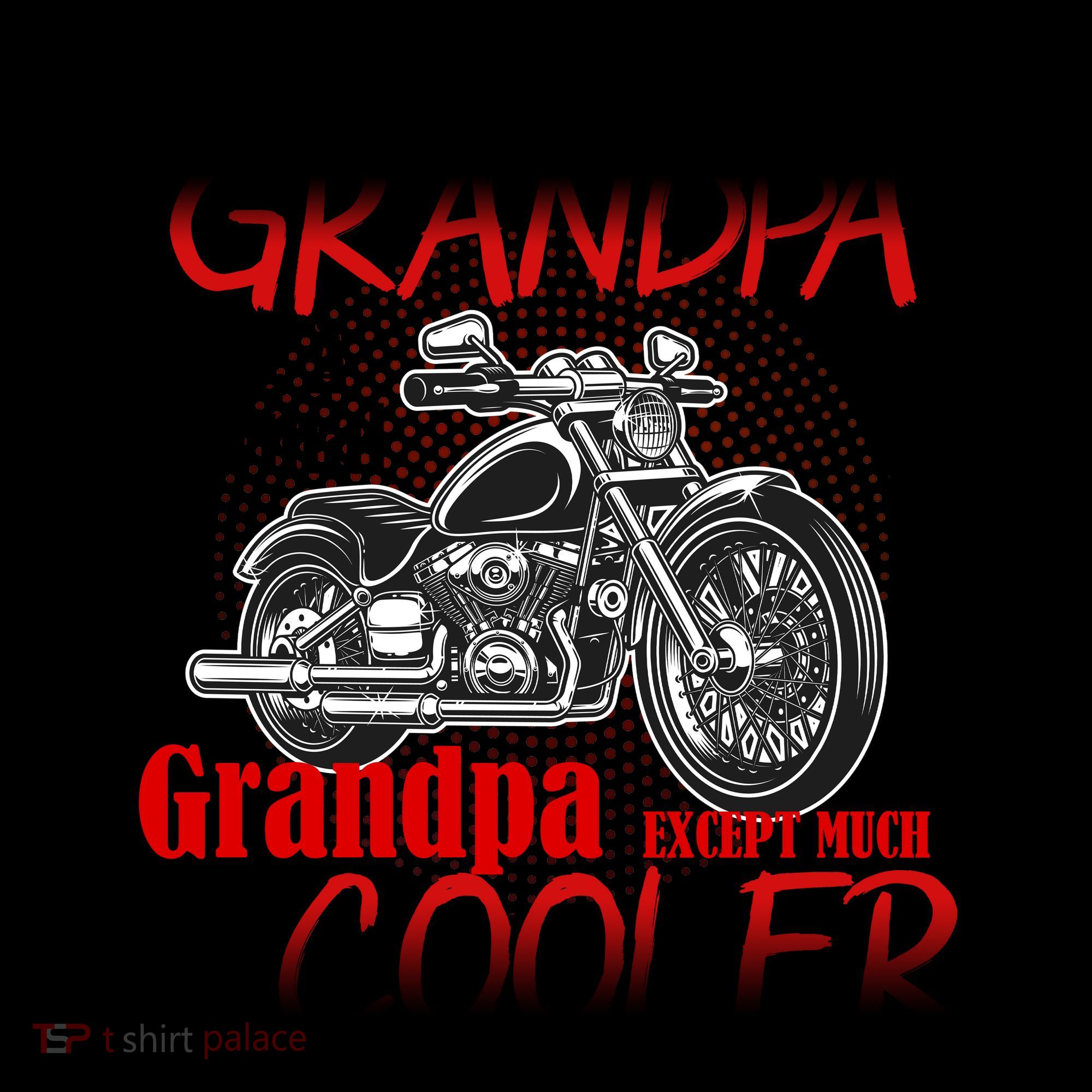 I'm A Biker Grandpa Except Much Cooler Coffee Mug