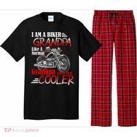 I'm A Biker Grandpa Except Much Cooler Pajama Set thumb 0