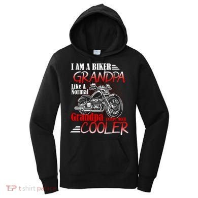 I'm A Biker Grandpa Except Much Cooler Women's Hoodie