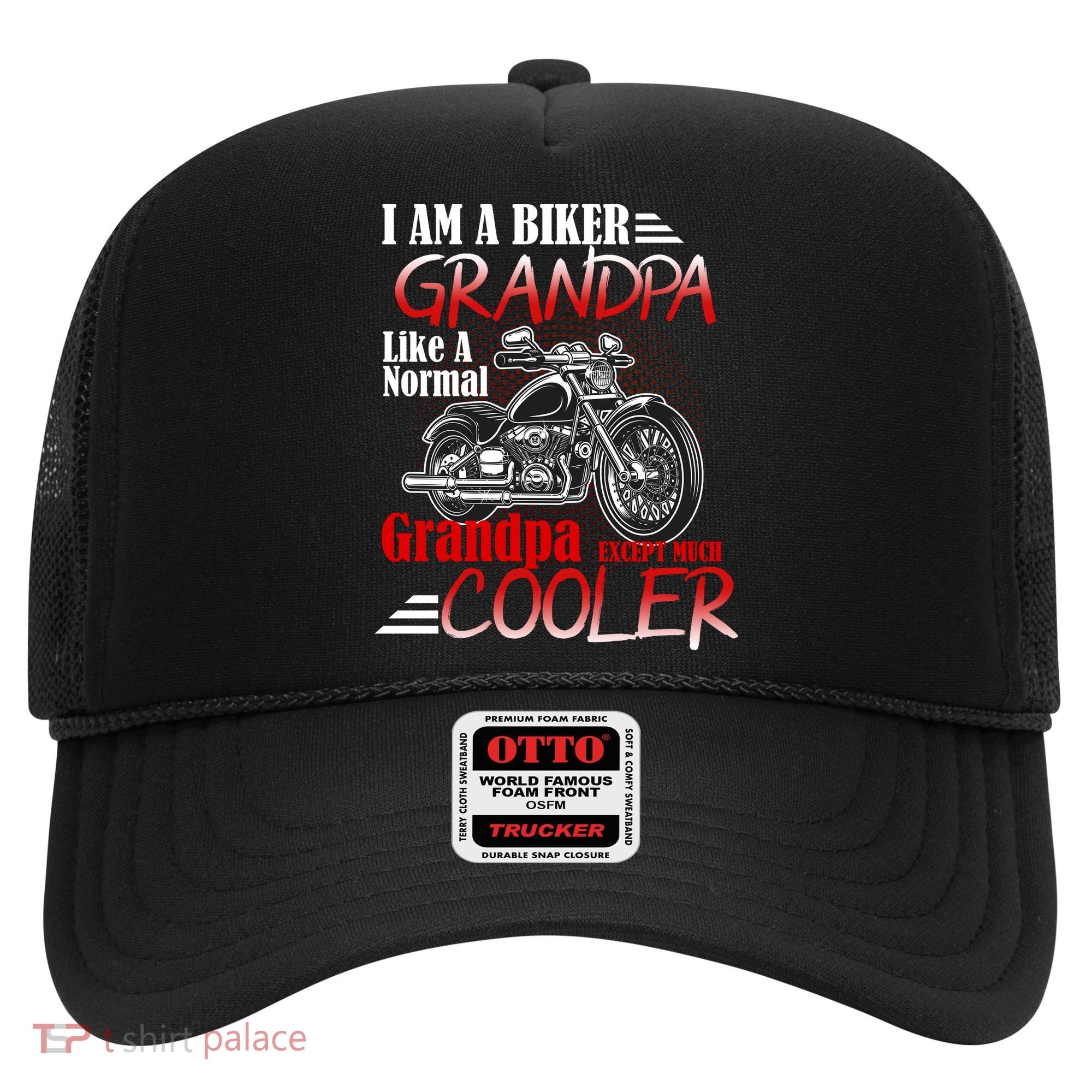 I'm A Biker Grandpa Except Much Cooler Hat