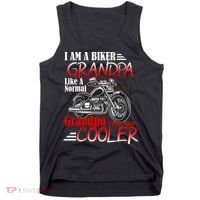 I'm A Biker Grandpa Except Much Cooler Tank Top thumb 0