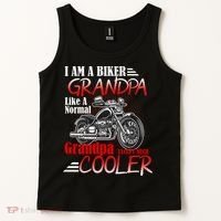 I'm A Biker Grandpa Except Much Cooler Tank Top thumb 2