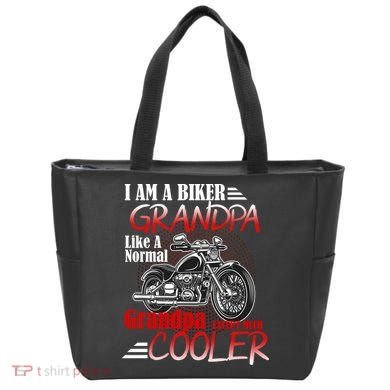 I'm A Biker Grandpa Except Much Cooler Tote Bag