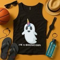 I'm A Boonicorn Funny Ghost Tank Top thumb 4