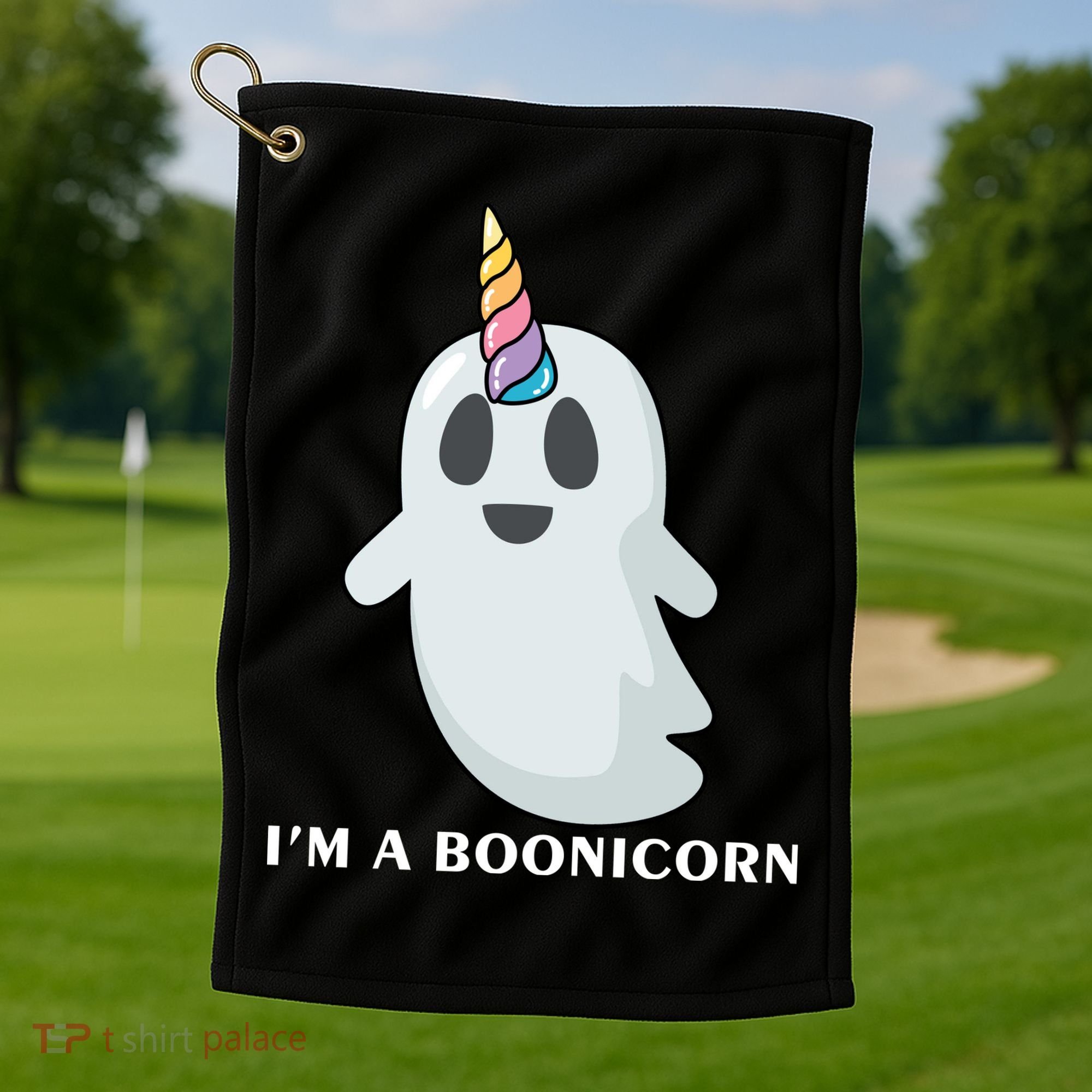 I'm A Boonicorn Funny Ghost Golf Towel