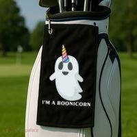 I'm A Boonicorn Funny Ghost Golf Towel thumb 2