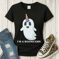 I'm A Boonicorn Funny Ghost Women's T-Shirt thumb 3