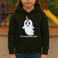 I'm A Boonicorn Funny Ghost Kids Hoodie thumb 3