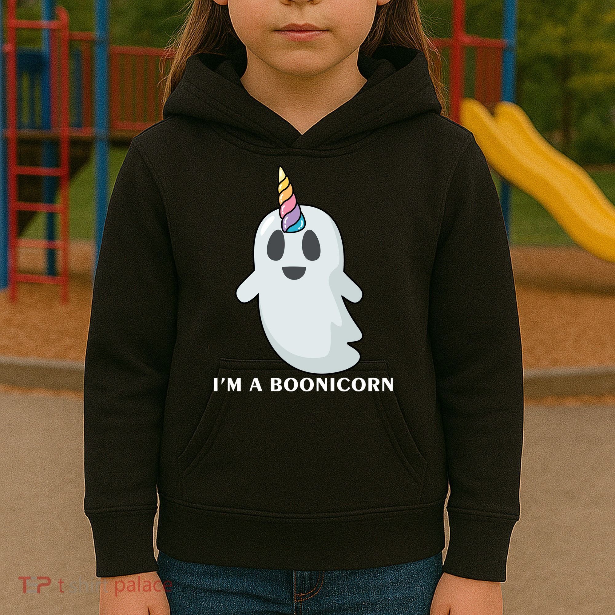 I'm A Boonicorn Funny Ghost Kids Hoodie