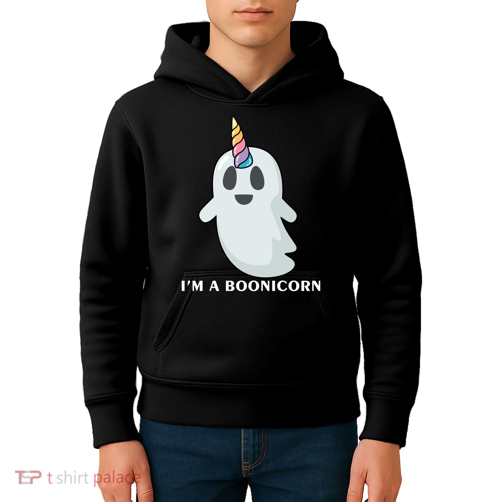 I'm A Boonicorn Funny Ghost Kids Hoodie