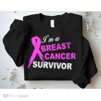 I'm A Breast Cancer Survivor Sweatshirt thumb 2