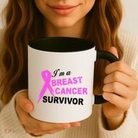 I'm A Breast Cancer Survivor Coffee Mug thumb 3