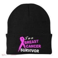 I'm A Breast Cancer Survivor Beanie thumb 0