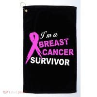 I'm A Breast Cancer Survivor Golf Towel thumb 0