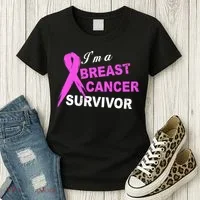 I'm A Breast Cancer Survivor Women's T-Shirt thumb 3