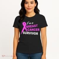 I'm A Breast Cancer Survivor Women's T-Shirt thumb 4