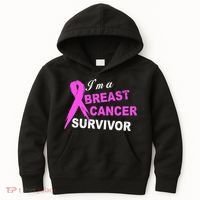 I'm A Breast Cancer Survivor Kids Hoodie thumb 0