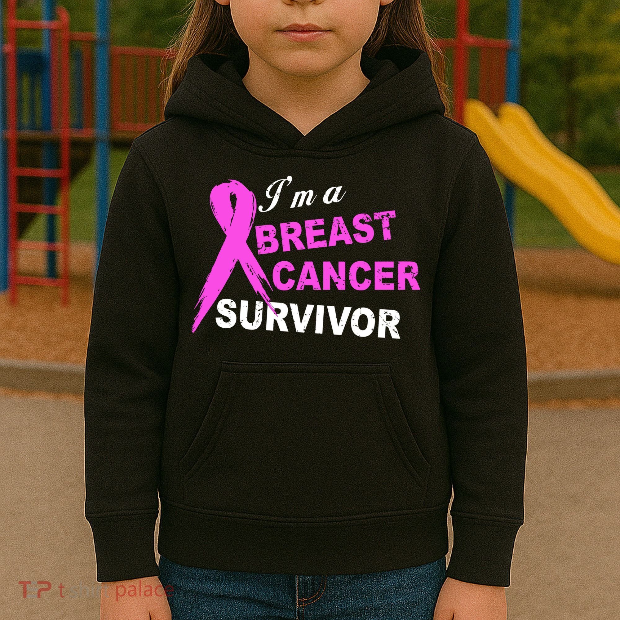 I'm A Breast Cancer Survivor Kids Hoodie