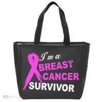 I'm A Breast Cancer Survivor Tote Bag thumb 0