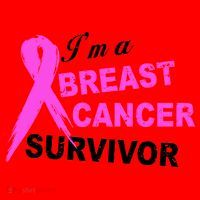 I'm A Breast Cancer Survivor Santa Hat thumb 1