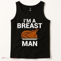 I'm A Breast Man Turkey Tank Top thumb 2