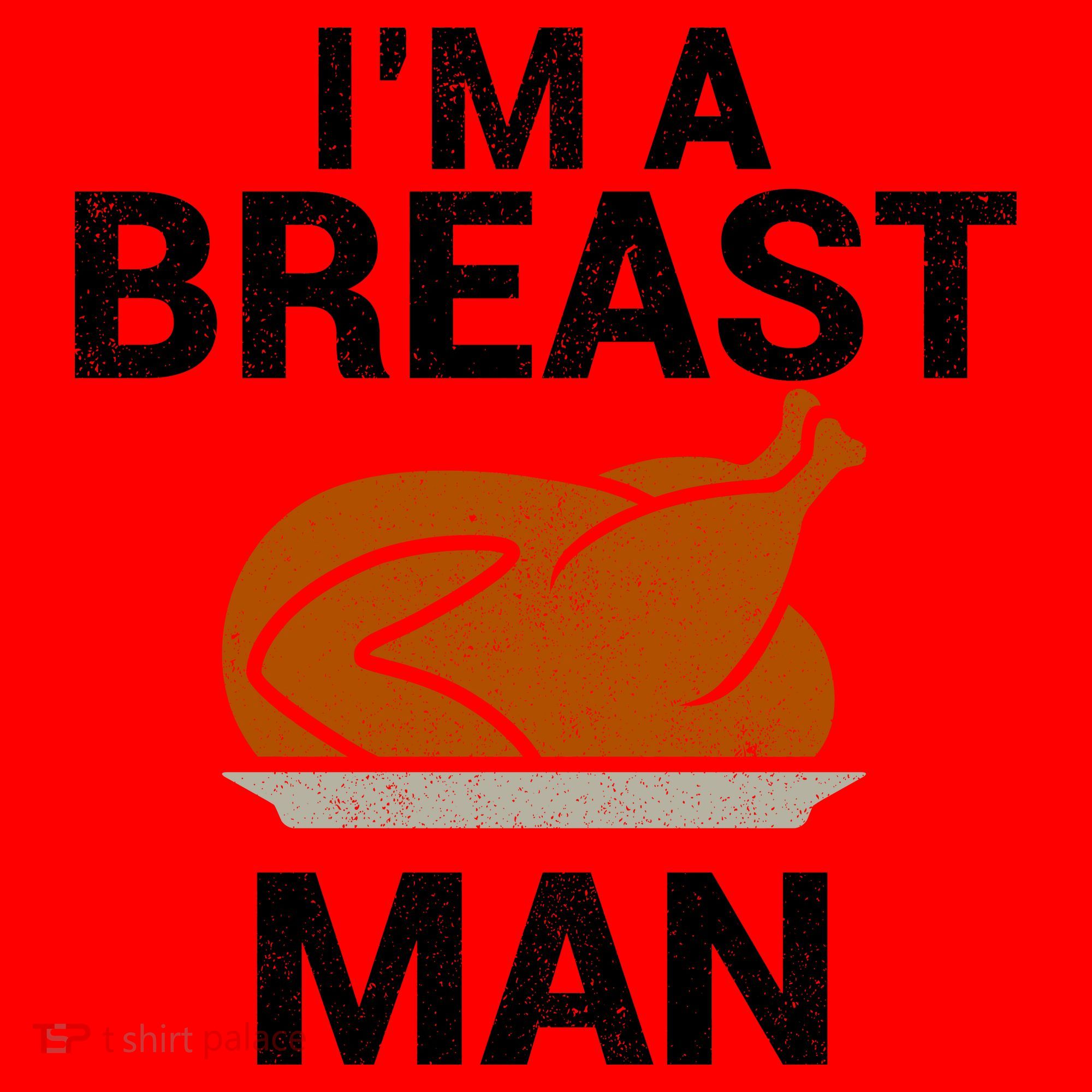 I'm A Breast Man Turkey Santa Hat