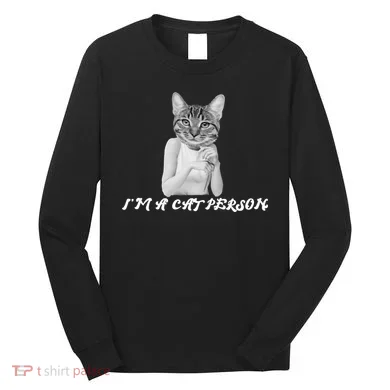 I'm A Cat Person Long Sleeve Shirt